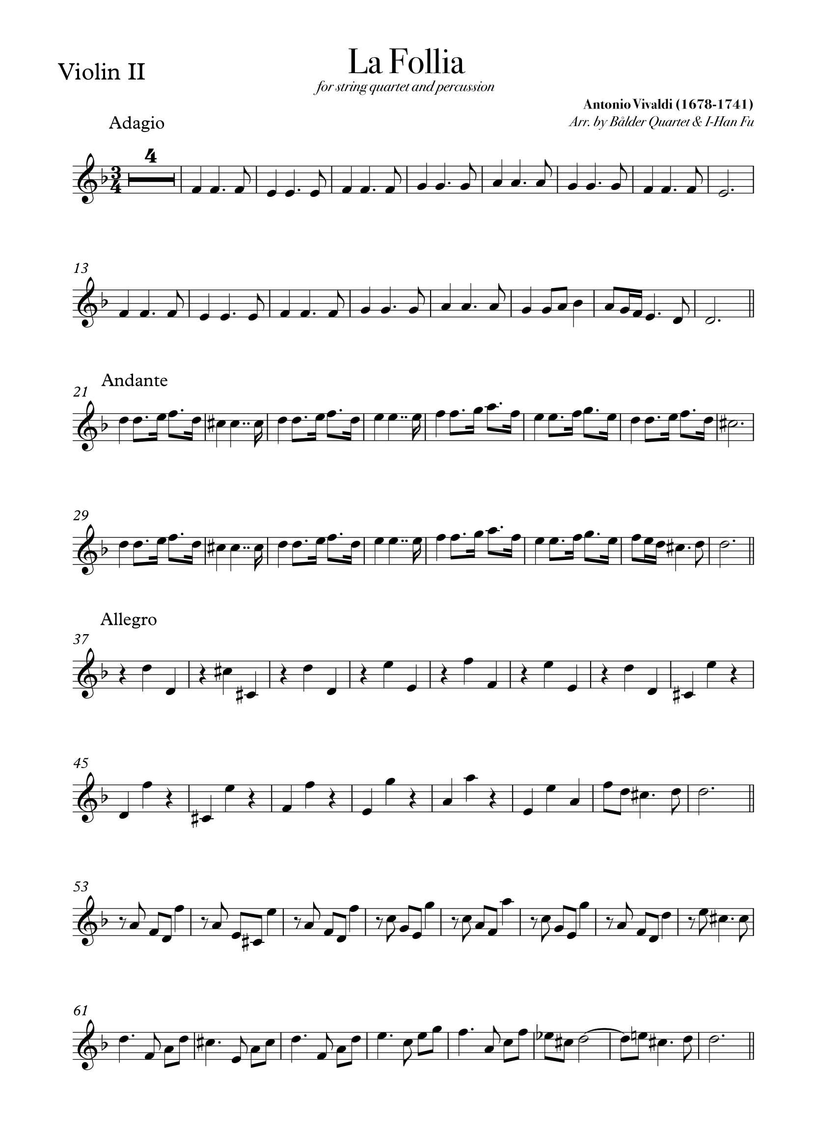 Antonio Vivaldi - La Follia sample